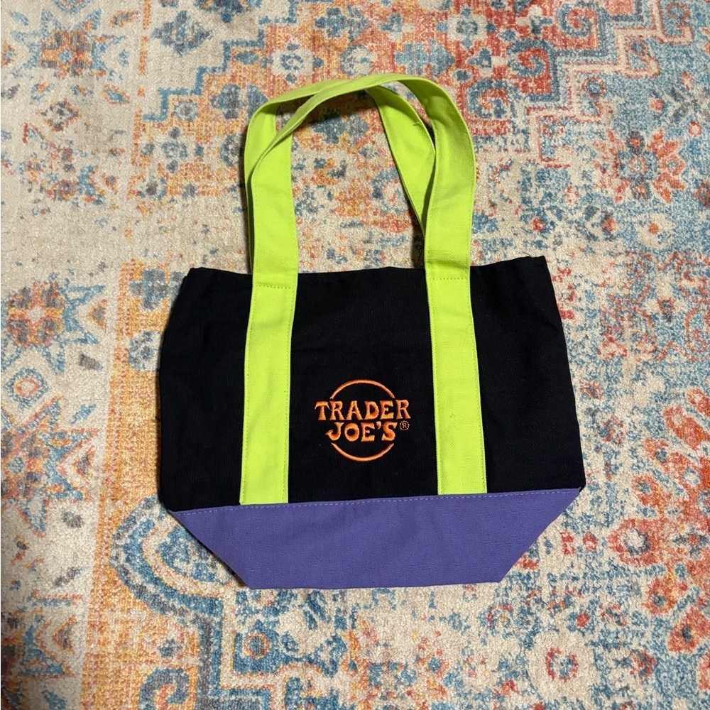 Trader Joe’s Halloween multi color mini tote